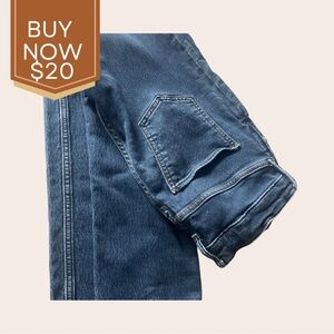 Blue Denim Skinny fit Jeans dark wash for Boys Size US20